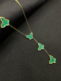💚 Emerald Butterfly Grace Necklace
